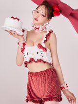【予約 / 10月上旬発送予定】【送料無料！】【サンリオ】ハローキティキルティングセットアップルームウェア【S-L/1カラー】[OF04]