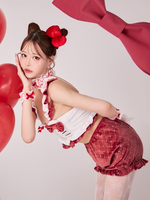 画像13: 【即日発送】【サンリオ】ハローキティキルティングセットアップルームウェア【S-L/1カラー】[OF03]