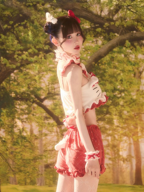 モデル：ゆりにゃ 身長162cm　着用サイズ：Sサイズ