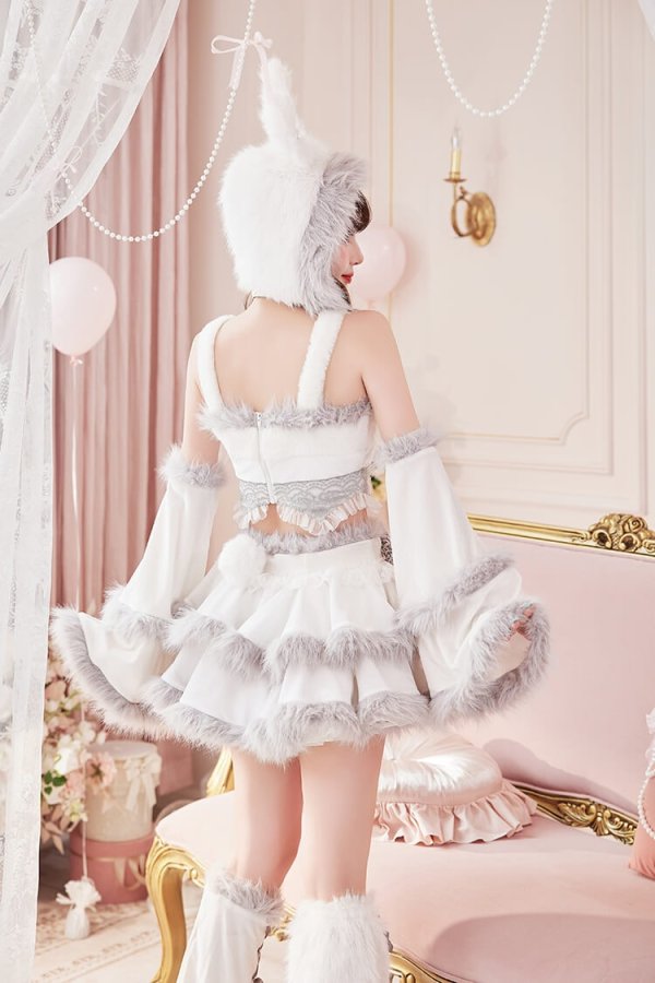 画像10: 【一部予約商品/10月上旬発送予定】【即日発送】【ハロウィンコスプレ10点セット】クロスシェリーファーバニー【Malymoon/マリームーン】【SM,MLサイズ/2カラー】