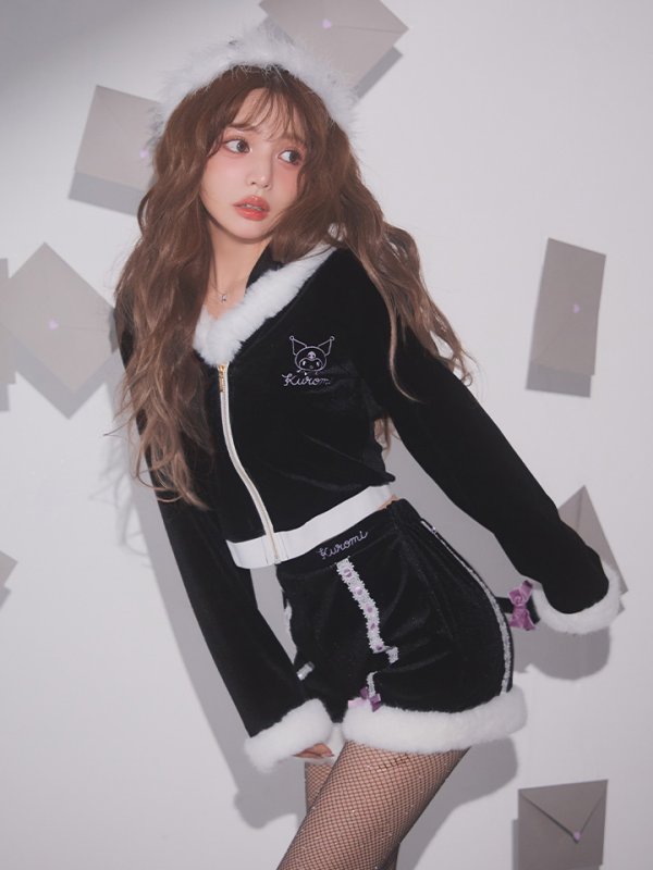 画像2: 【即日発送】【サンリオ】クロミ3wayセットアップルームウェア【4点セット】【S-L/1カラー】[OF03]