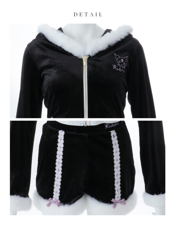 画像35: 【即日発送】【サンリオ】クロミ3wayセットアップルームウェア【4点セット】【S-L/1カラー】[OF03]