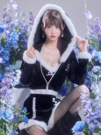 【即日発送】【送料無料！】【サンリオ】クロミ3wayセットアップルームウェア【4点セット】【S-L/1カラー】[HC02]ゆりにゃ着用