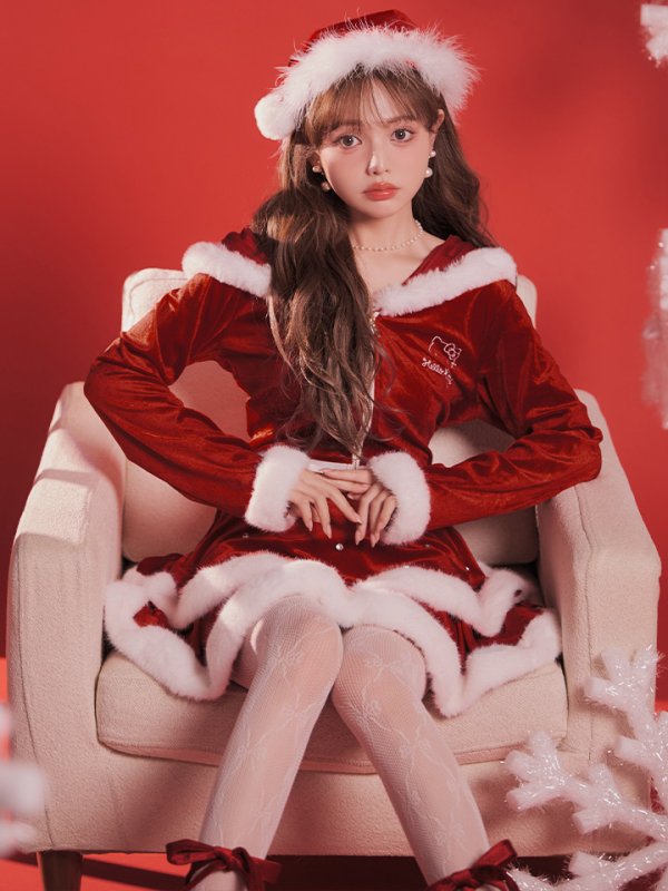 画像15: 【即日発送】【サンリオ】ハローキティ3wayセットアップルームウェア【4点セット】【S-L/1カラー】[OF03]