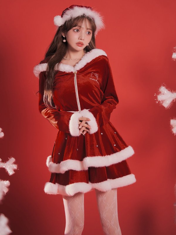 画像9: 【即日発送】【サンリオ】ハローキティ3wayセットアップルームウェア【4点セット】【S-L/1カラー】[OF03]