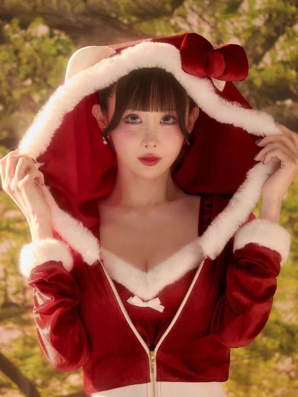 画像13: 【即日発送】【送料無料！】【サンリオ】ハローキティ3wayセットアップルームウェア【4点セット】【S-L/1カラー】[HC02]ゆりにゃ着用