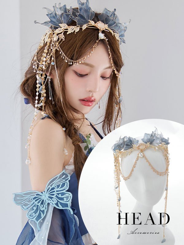 画像2: 【ハロウィン】【予約 / 9月下旬発送予定】 エキゾチックエルフヘッド/ハンドアクセ ハロウィン小物 単品【コスプレ2点セット/2カラー】[OF04]