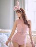 ピンク　モデル：三上悠亜　身長：159cm　着用サイズ：Sサイズ