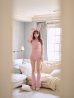 ピンク　モデル：三上悠亜　身長：159cm　着用サイズ：Sサイズ