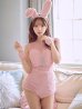 ピンク　モデル：三上悠亜　身長：159cm　着用サイズ：Sサイズ