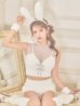 画像3: 【送料無料！】【ハロウィン】ふわもこリボンバニーコスプレ【コスプレ6点SET】【XS-Mサイズ】【予約/9月下旬発送予定】[OF03]あずもか着用 (3)
