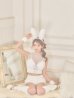 画像6: 【送料無料！】【ハロウィン】ふわもこリボンバニーコスプレ【コスプレ6点SET】【XS-Mサイズ】【予約/9月下旬発送予定】[OF03]あずもか着用 (6)