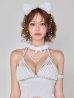 ホワイト　モデル：れみれみ　身長：163cm　着用サイズ：Sサイズ