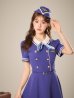 画像7: 【送料無料！】【ハロウィン】CAロングフレア【コスプレ4点SET】【S-XLサイズ】[OF03]加藤美南着用 (7)