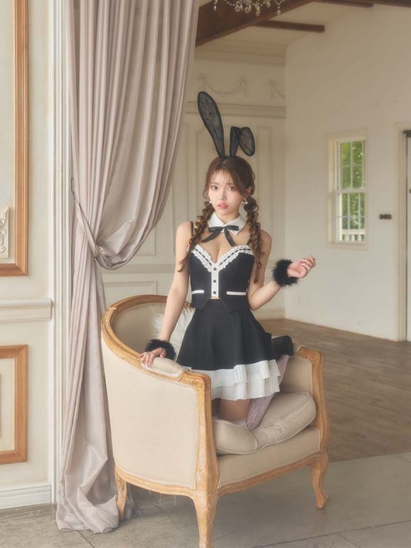 画像6: 【即日発送】【送料無料！】【ハロウィン】クラシカルバニーセットアップ【コスプレ7点SET】【XS-Mサイズ】[OF04]