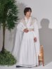 画像1: 【送料無料！】【ハロウィン】ホワイト×ゴールド刺繍ロング漢服【コスプレ6点SET】【Fサイズ】[OF03]今井暖大着用 (1)