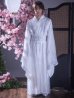 画像5: 【送料無料！】【ハロウィン】ホワイト×シルバー刺繍漢服【コスプレ5点SET】【Fサイズ】[OF03]今井暖大着用 (5)