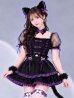 画像3: 【即日発送】【送料無料！】【ハロウィン】レースアップリボンキャットコスプレ【コスプレ6点SET】【Sサイズ/3カラー】[OF04] (3)