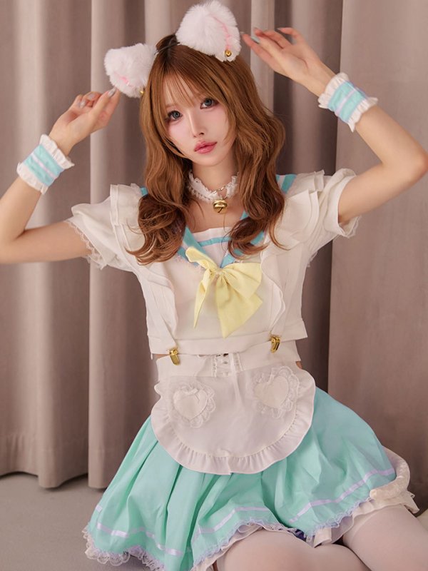 画像4: 【即日発送】キャンディテールセーラーキャット【マリームーン】【ハロウィンコスプレ9点セット】【フリーサイズ/3カラー】[HC03]