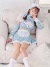 画像3: 【即日発送！】【sugar nine×マリームーンコラボ】 【ハロウィン】マリームーンコラボジャージメイド 【コスプレ8点セット】 【XS-Lサイズ/2カラー】[OF01]