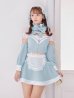 画像13: 【即日発送！】【sugar nine×マリームーンコラボ】 【ハロウィン】マリームーンコラボジャージメイド 【コスプレ8点セット】 【XS-Lサイズ/2カラー】[OF01]