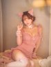 ピンク　モデル：三上悠亜　身長：159cm　着用サイズ：Sサイズ