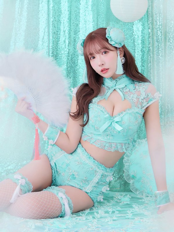 画像16: 【ハロウィン】【sugar nine×マリームーンコラボ】 マリームーンコラボセットアップチャイナ 【コスプレ5点セット】【XS-Mサイズ/4カラー】[OF04]