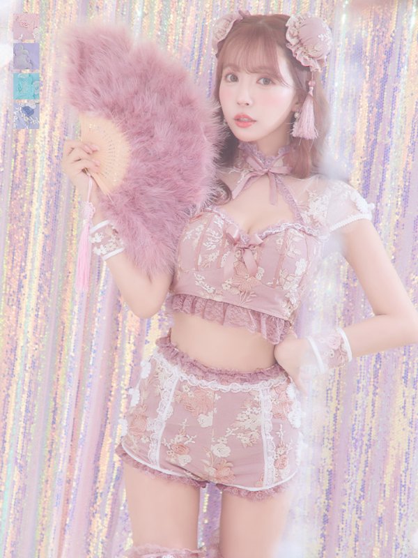 画像30: 【ハロウィン】【sugar nine×マリームーンコラボ】 マリームーンコラボセットアップチャイナ 【コスプレ5点セット】【XS-Mサイズ/4カラー】[OF04]