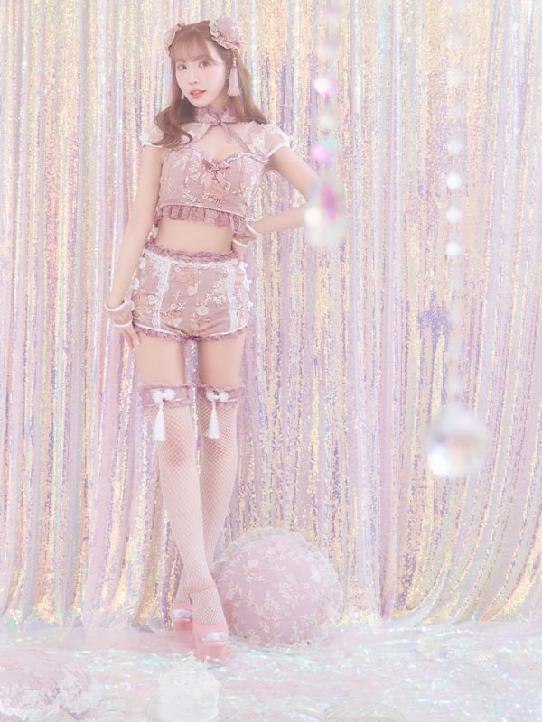 画像9: 【ハロウィン】【sugar nine×マリームーンコラボ】 マリームーンコラボセットアップチャイナ 【コスプレ5点セット】【XS-Mサイズ/4カラー】[OF04]