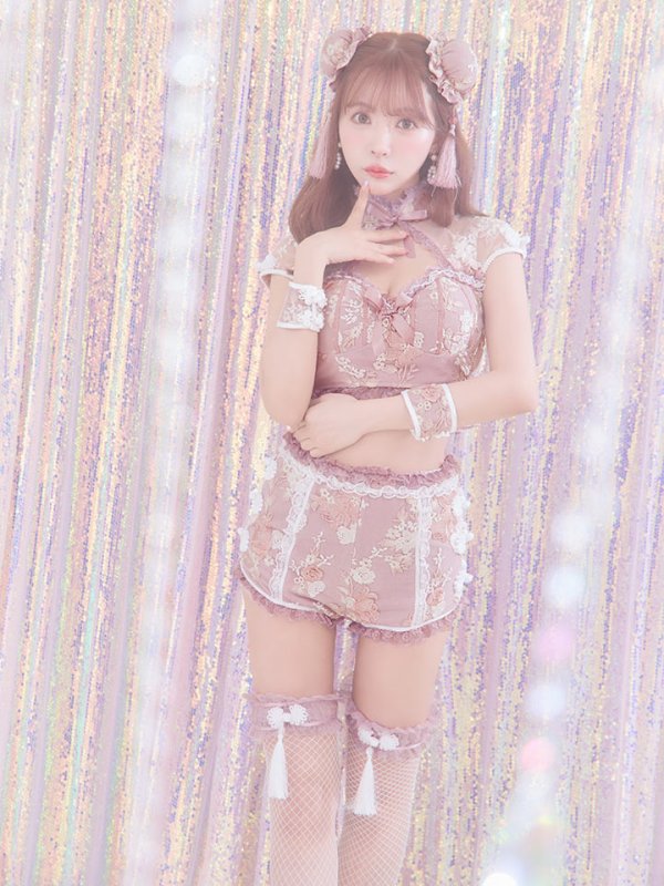 画像10: 【ハロウィン】【sugar nine×マリームーンコラボ】 マリームーンコラボセットアップチャイナ 【コスプレ5点セット】【XS-Mサイズ/4カラー】[OF04]