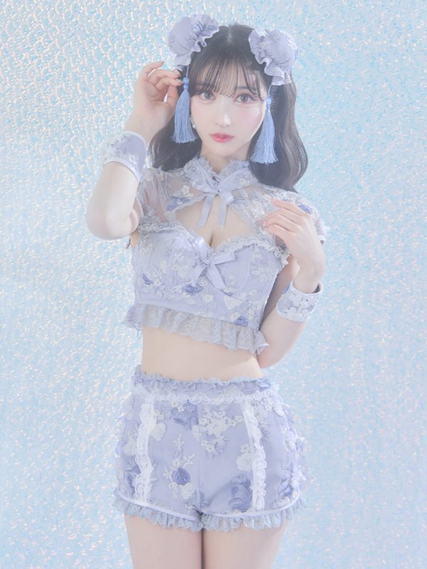 画像4: 【ハロウィン】【sugar nine×マリームーンコラボ】 マリームーンコラボセットアップチャイナ 【コスプレ5点セット】【XS-Mサイズ/4カラー】[OF04]