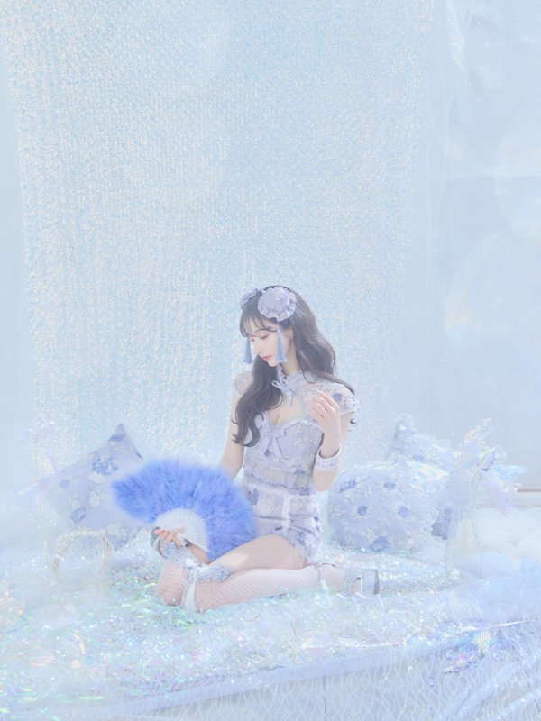 画像14: 【ハロウィン】【sugar nine×マリームーンコラボ】 マリームーンコラボセットアップチャイナ 【コスプレ5点セット】【XS-Mサイズ/4カラー】[OF04]