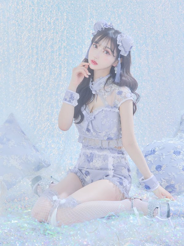 画像13: 【ハロウィン】【sugar nine×マリームーンコラボ】 マリームーンコラボセットアップチャイナ 【コスプレ5点セット】【XS-Mサイズ/4カラー】[OF04]