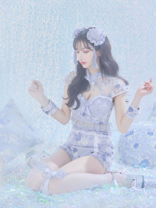 画像12: 【ハロウィン】【sugar nine×マリームーンコラボ】 マリームーンコラボセットアップチャイナ 【コスプレ5点セット】【XS-Mサイズ/4カラー】[OF04]