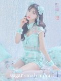 【ハロウィン】【sugar nine×マリームーンコラボ】 マリームーンコラボセットアップチャイナ 【コスプレ5点セット】【XS-Mサイズ/4カラー】[YMT]