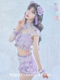 【ハロウィン】【sugar nine×マリームーンコラボ】 マリームーンコラボセットアップチャイナ 【コスプレ5点セット】【XS-Mサイズ/4カラー】[YMT]