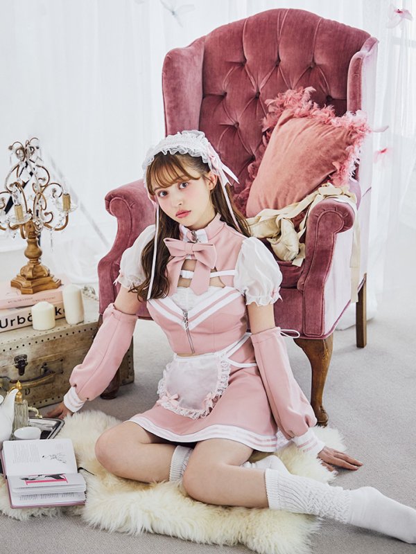 画像13: 【即日発送！】【sugar nine×マリームーンコラボ】 【ハロウィン】マリームーンコラボジャージメイド 【コスプレ8点セット】 【XS-Lサイズ/2カラー】[OF04]