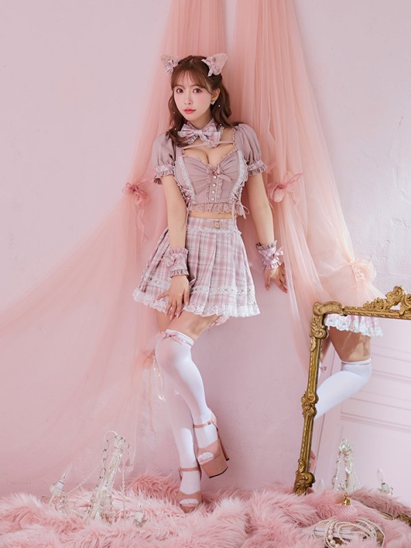 画像31: 【即日発送！ 】【sugar nine×マリームーンコラボ】 【ハロウィン】マリームーンコラボ制服ネコセットアップ 【コスプレ7点セット】 【XS-Lサイズ/2カラー】[OF04]