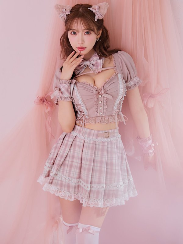 画像21: 【即日発送！ 】【sugar nine×マリームーンコラボ】 【ハロウィン】マリームーンコラボ制服ネコセットアップ 【コスプレ7点セット】 【XS-Lサイズ/2カラー】[OF04]