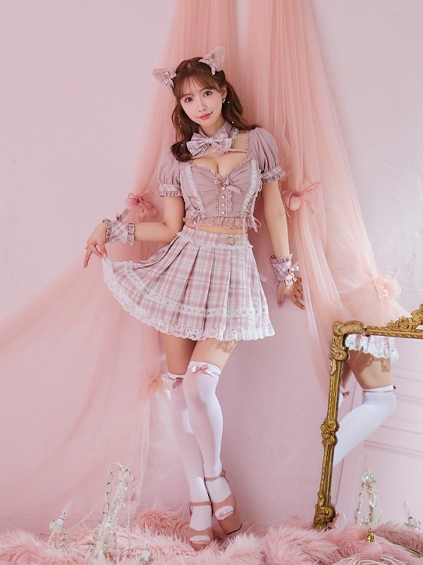 画像21: 【即日発送！ 】【sugar nine×マリームーンコラボ】 【ハロウィン】マリームーンコラボ制服ネコセットアップ 【コスプレ7点セット】 【XS-Lサイズ/2カラー】[OF04]