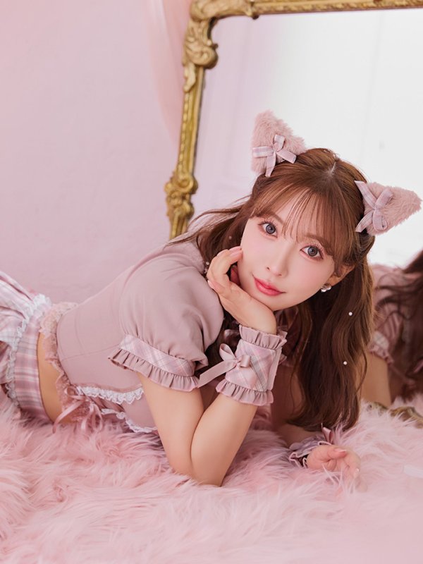 画像25: 【即日発送！ 】【sugar nine×マリームーンコラボ】 【ハロウィン】マリームーンコラボ制服ネコセットアップ 【コスプレ7点セット】 【XS-Lサイズ/2カラー】[OF04]