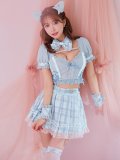 【即日発送！ 】【sugar nine×マリームーンコラボ】 【ハロウィン】マリームーンコラボ制服ネコセットアップ 【コスプレ7点セット】 【XS-Lサイズ/2カラー】[YMT]