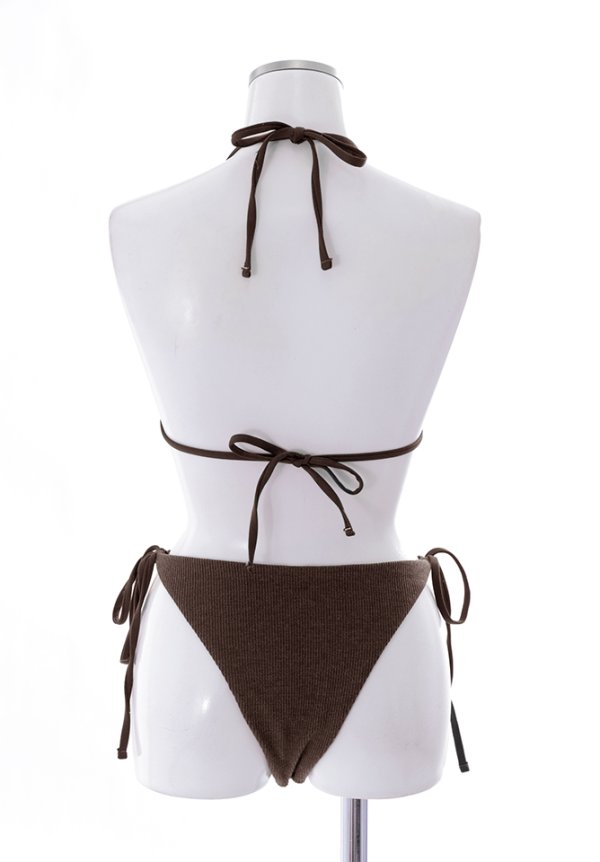 画像31: 【即日発送】【水着セール】【ビキニ】【水着】トライアングルヘルシー ニットビキニ[YMT]