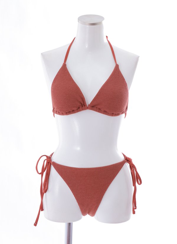 画像32: 【即日発送】【水着セール】【ビキニ】【水着】トライアングルヘルシー ニットビキニ[YMT]