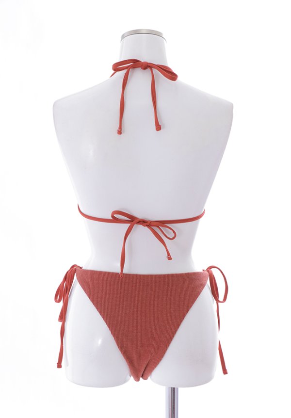 画像34: 【即日発送】【水着セール】【ビキニ】【水着】トライアングルヘルシー ニットビキニ[YMT]