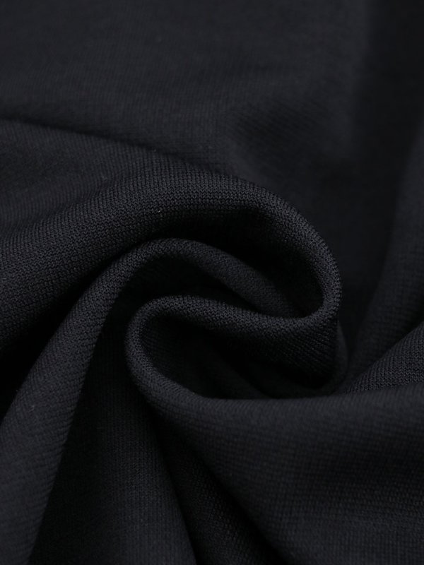 画像18: ワンカラー/シースルー/袖あり/谷間見せ/ビジュー/タイト/ミニドレス/キャバドレス【S-Mサイズ/1カラー】[OF03B]