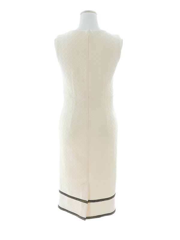 画像17: フロントジップミディアムドレス/背中隠し/ノースリーブ/ミディアム/キャバドレス【XS-Lサイズ/2カラー】[OF03B] 【IM】