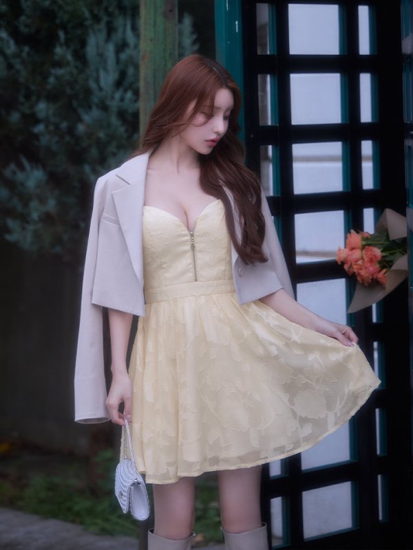 アイボリー　モデル：ももか　身長：156cm　着用サイズ：Sサイズ
