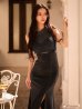 ブラック　モデル：ゆりお　身長：165cm　着用サイズ：Sサイズ