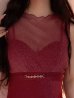 ワインレッド　モデル：ゆりお　身長：165cm　着用サイズ：Sサイズ